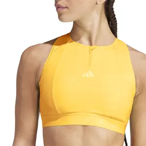 BH mit mittlerem Halt und hohem Halsausschnitt mit Reißverschluss, Damen adidas Powerreact Techfit image-2