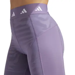 Damskie legginsy z nadrukiem 7/8 adidas Techfit image-5