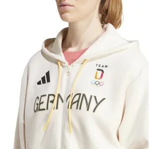 Sweatshirt mit Reißverschluss, Damen adidas Team D image-5