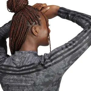 Camisola de manga comprida com 3 riscas para mulher adidas image-5