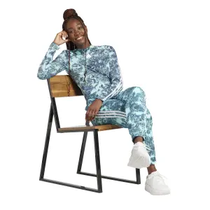 Camiseta de manga larga de 3 rayas para mujer adidas image-5