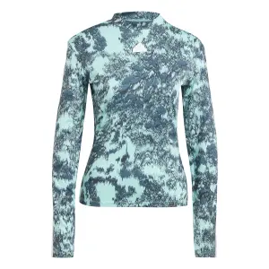 Camiseta de manga larga de 3 rayas para mujer adidas image-1