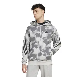 Sweatshirt med hætte adidas Future Icons 3-Stripes AOP image-1