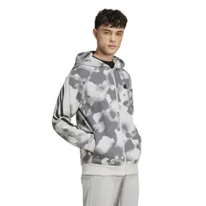 Sweatshirt med hætte adidas Future Icons 3-Stripes AOP image-2