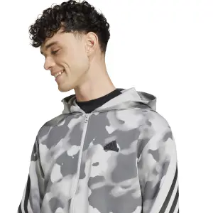 Sweatshirt med hætte adidas Future Icons 3-Stripes AOP image-5