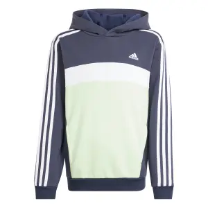Child hoodie adidas Tiberio Colorblock 3-Stripes Fleece image-0
