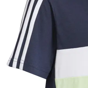 T-shirt de criança adidas Tiberio 3-Stripes Colorblock image-3