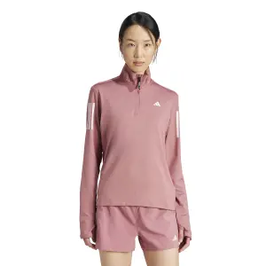 Camisola com fecho de correr 1/4 para mulher adidas Own the Run image-1