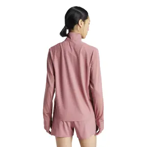 Camisola com fecho de correr 1/4 para mulher adidas Own the Run image-3