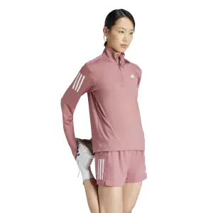Camisola com fecho de correr 1/4 para mulher adidas Own the Run image-2