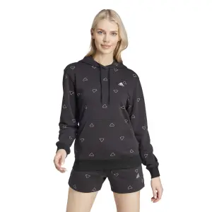 Women's hooded sweatshirt adidas Essentials Monogram Graphic French Terry image-1
