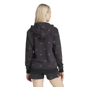 Women's hooded sweatshirt adidas Essentials Monogram Graphic French Terry image-4