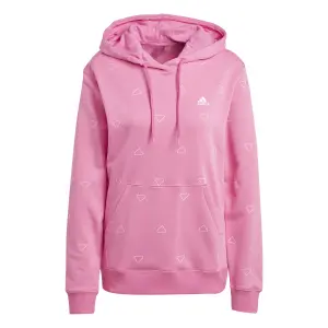 Hoodie Damen adidas Essentials Monogram Graphic Regular image-0