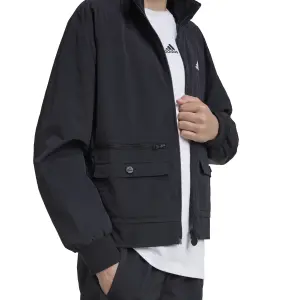 Chaqueta con bolsillo cargo para niños adidas Street Jam image-4