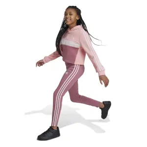 Meisjes trainingspak adidas Tiberio 3-Stripes Colorblock Fleece image-4