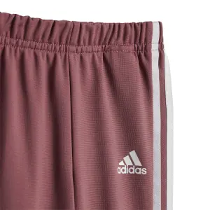Babyoverall med huva i polyester med hel dragkedja adidas Essentials Three Stripes Shiny image-5