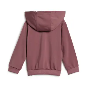 Babyoverall med huva i polyester med hel dragkedja adidas Essentials Three Stripes Shiny image-2