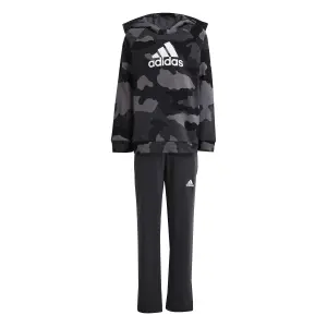 Conjunto de camisola com capuz e calças de fato de treino para criança adidas Essentials Allover Printed image-0