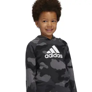 Conjunto de camisola com capuz e calças de fato de treino para criança adidas Essentials Allover Printed image-6