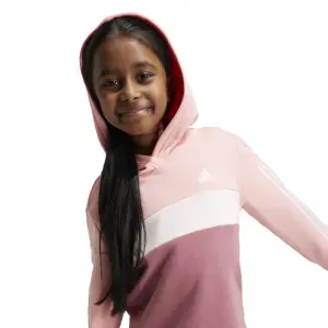 Legging en capuchonset voor meisjes adidas Tiberio 3-Stripes Colorblock image-6