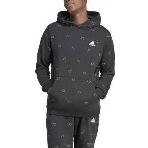 Hooded sweatshirt adidas Seasonal Essentials Monogram Graphic image-3