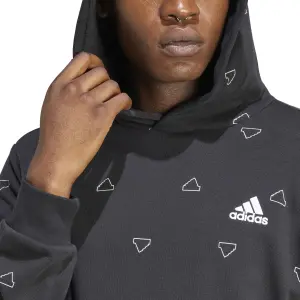 Hooded sweatshirt adidas Seasonal Essentials Monogram Graphic image-5