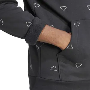 Hooded sweatshirt adidas Seasonal Essentials Monogram Graphic image-6