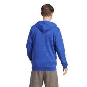 Hooded sweatshirt adidas Seasonal Essentials Monogram Graphic image-3