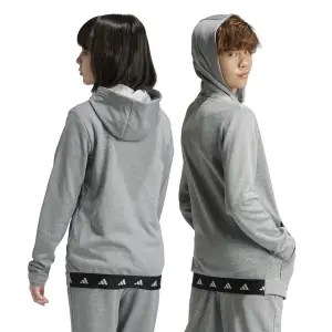 Fleece med huva för barn adidas image-3