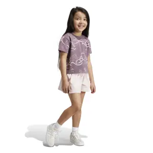 Baby girl t-shirt and shorts set adidas Disney Minnie & Daisy image-3