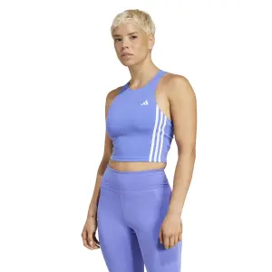 Camiseta de tirantes para mujer adidas Own the Run 3-Stripes image-1