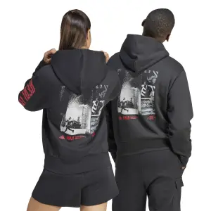 Hooded sweatshirt adidas Graphic image-6