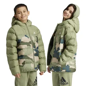 Children's printed hooded jacket adidas image-5