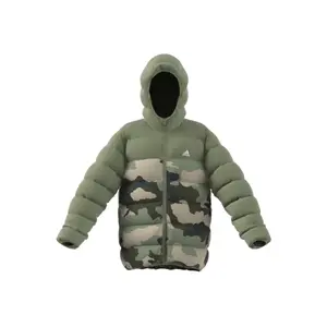 Children's printed hooded jacket adidas image-1