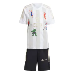 Conjunto de camiseta y pantalón corto infantil adidas Marvel Avengers image-0