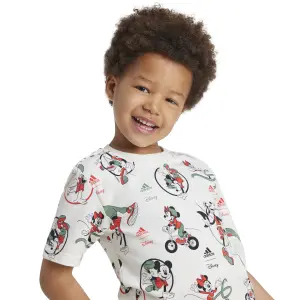 Conjunto de camiseta y pantalón corto infantil adidas Disney Mickey Mouse image-6