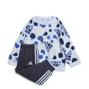 Conjunto de jogging y sudadera con estampado de bebé adidas Essentials image-0