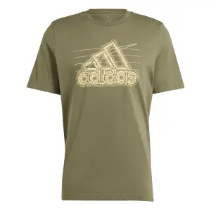 Camiseta gráfica con insignia de crecimiento adidas image-2