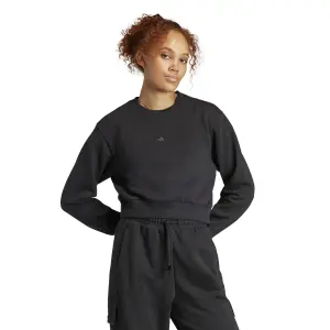 Women's short fleece sweatshirt adidas All Szn image-1