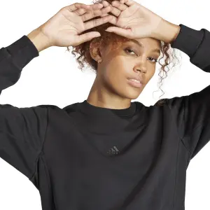 Women's short fleece sweatshirt adidas All Szn image-4