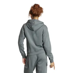 Felpa con cappuccio in pile a zip completa donna adidas All SZN image-4