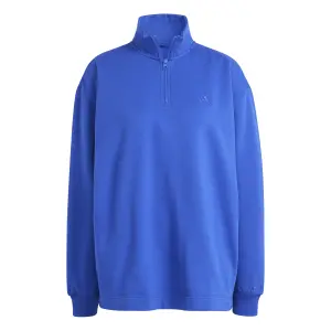 Damska bluza polarowa z zamkiem błyskawicznym 1/4  adidas All Szn image-0