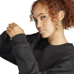 Löst sittande fleecetröja för kvinnor adidas All Szn image-6