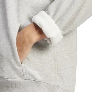Grafisk fleece hættebluse til kvinder adidas All SZN image-6