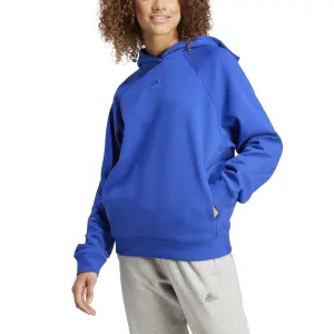 Grafisk fleecehuvtröja för dam adidas All SZN image-2