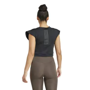 Damen-Top adidas 3-Stripes Fleece Boxy Power image-6