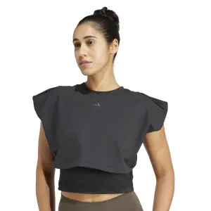 Damen-Top adidas 3-Stripes Fleece Boxy Power image-5