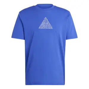 Camiseta gráfica metalizada adidas House of Tiro image-0