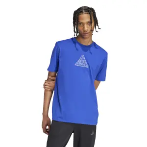 Camiseta gráfica metalizada adidas House of Tiro image-2