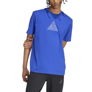 Camiseta gráfica metalizada adidas House of Tiro image-3
